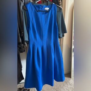 Calvin Klein Blue Sleeveless Dress